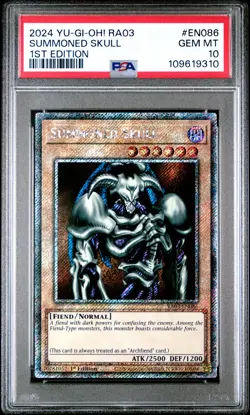 2024 YU-GI-OH! RA03-QUARTER CENTURY BONANZA 1ST ED #EN086 SUMMONED SKULL PSA 10 - Image 1