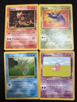 Pokemon TCG Fossil Mixed Card Lot WOTC - Image 1