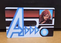 Heroclix: ID Card - Avengers Assemble - #AVID-001 - Black Widow - Image 1