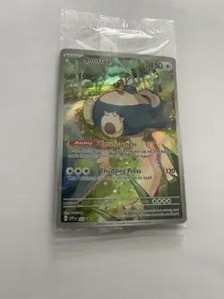 Pokemon TCG Snorlax 051 SV Scarlet & Violet 151 Promo Card Sealed - Image 2