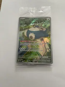 Pokemon TCG Snorlax 051 SV Scarlet & Violet 151 Promo Card Sealed - Image 3