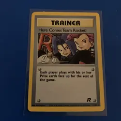 2000 Pokemon HERE COMES TEAM ROCKET! Unlimited Edition HOLO RARE Card 15/82 WotC - Image 2