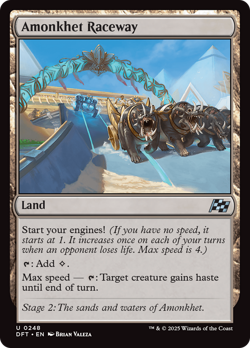 Amonkhet Raceway FOIL Aetherdrift PLD Land Uncommon MAGIC MTG CARD ABUGames - Image 1