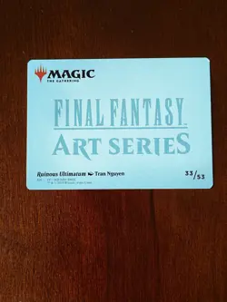 Ruinous Ultimatum Art Card (Gold-Stamped Signature) - Art Series: FINAL FANTASY - Image 2