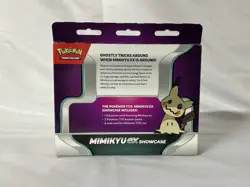 Pokemon TCG Mimikyu EX Showcase Box Promo Card 3 Booster Pack Sealed Brand New - Image 2