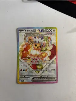 Pokemon TCG Eevee EX Prismatic Evolutions Special Illustration Card 174 - Image 2