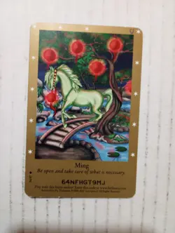 Bella Sara Second Series 2007 Ming 34/97 Common Horse Trading Card - Image 1