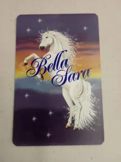 Bella Sara Royalty Farah 16/55 Lady Of Herd Shahazar Common Horse Card - Image 2