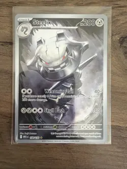 Pokemon Mega Evolution Steelix 150/132 Full Art Illustration Rare Card, NM - Image 1