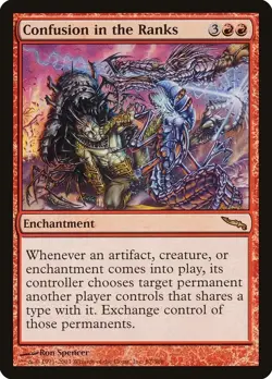 1x Confusion in the Ranks #87 (LP ) Mirrodin MRD Magic the Gathering MTG English - Image 1