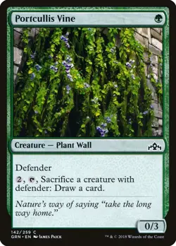Portcullis Vine 142 GRN MTG Plant Wall Defender Common Paick 2018 Draw - Image 1