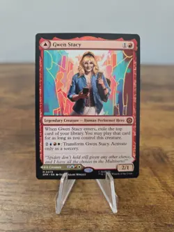MTG Gwen Stacy Marvel's Spider-Man Foil Mythic - Image 1