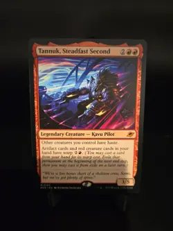 Tannuk, Steadfast Second - 162 - EOE - NM - MTG Regular Mythic - Image 1