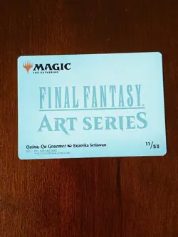 Quina, Qu Gourmet Gold - NM - MTG Magic Art Series: Final Fantasy - Image 2
