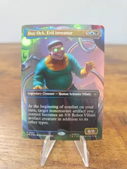 MTG Doc Ock, Evil Inventor (Borderless Foil) Marvel's Spider-Man 24 NM - Image 1