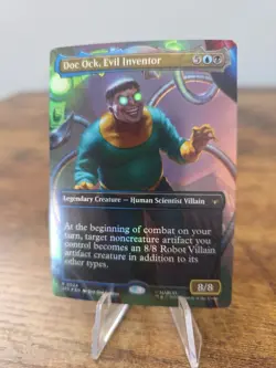 MTG Doc Ock, Evil Inventor (Borderless Foil) Marvel's Spider-Man 24 NM - Image 2