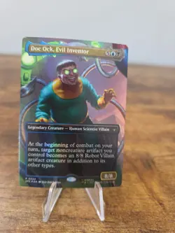 MTG Doc Ock, Evil Inventor (Borderless Foil) Marvel's Spider-Man 24 NM - Image 3