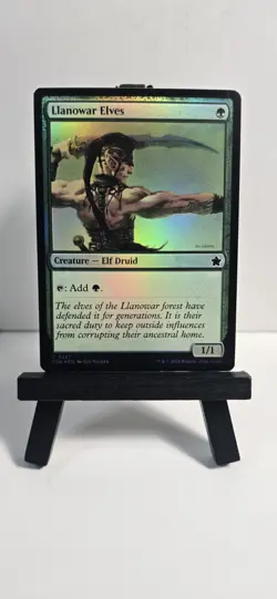 FOIL - MTG - Llanowar Elves #227 - Foundations - Image 1
