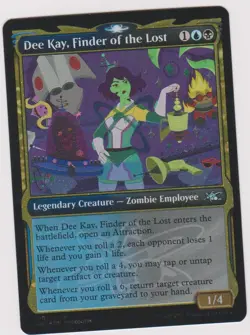1X DEE KAY, FINDER OF THE LOST-GALAXY FOIL-UNC UNFINITY MTG MAGIC MINT - Image 1