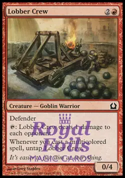 Lobber Crew 2x FOIL RTR MTG Return to Ravnica Common MINT red - Image 1
