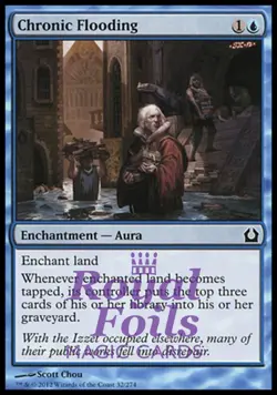 Chronic Flooding 2x FOIL RTR MTG Return to Ravnica Common MINT blue - Image 1