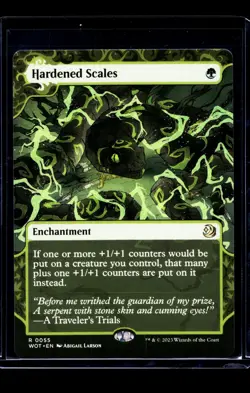 2024 MTG Magic The Gathering WOT Enchanting Tales Showcase #55 Hardened Scales - Image 1