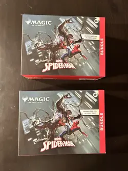2 Box Magic The Gathering MTG Marvel's Spider-Man Bundle Box - Sealed - Image 1