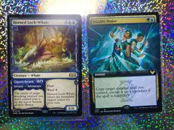 MTG Rare Regular: 340 Double Major (Extended Art); 0278 Horned Loch-Whale - Image 1