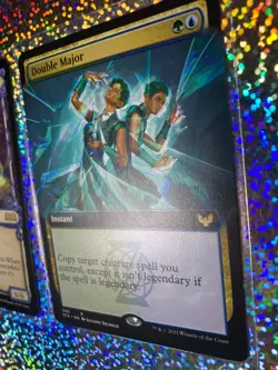 MTG Rare Regular: 340 Double Major (Extended Art); 0278 Horned Loch-Whale - Image 4