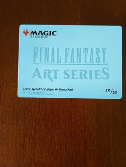Terra, Herald of Hope - NM - MTG Magic Art Series: Final Fantasy - Image 2