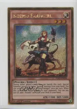Kozmo Farmgirl 1st Ed. YuGiOh Premium Gold: Infinite Gold #PGL3-EN024 - Image 1