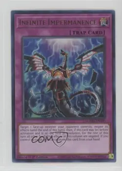UR - Infinite Impermanence 1st Ed. YuGiOh Magnificent Mavens #MAMA-EN100 - Image 1