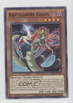 Reptillianne Coatl 1st Ed. YuGiOh Burst of Destiny #BODE-EN020 - Image 1