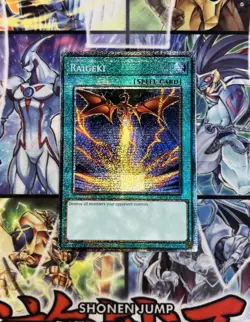 Yugioh! Raigeki - MP25-EN015 - Starlight Rare - 1st Edition NM - Image 1