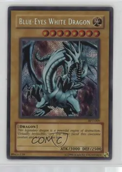 Blue-Eyes White Dragon YuGiOh Collectors Tin Promo #BPT-009 2003 - Image 1