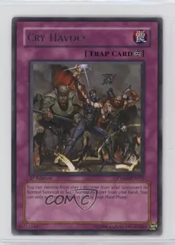 Cry Havoc! 1st Ed. YuGiOh Phantom Darkness #PTDN-EN078 2008 - Image 1