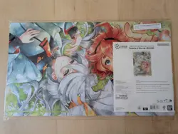 Gundam Card Game Suletta & Miorine EVX02 Playmat and Card Set Bandai Card Fest - Image 1