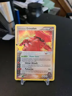 Team Magma's Groudon 9/95 Pokemon Celebrations Card - Image 1