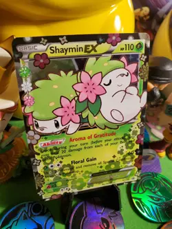 Pokemon TCG 2016 Shaymin EX XY148 PROMO Unique Full Art Rare Card NM/M - Image 2