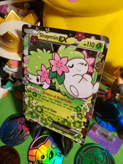 Pokemon TCG 2016 Shaymin EX XY148 PROMO Unique Full Art Rare Card NM/M - Image 3