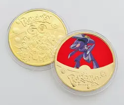 Pokemon 5 Piece Gold Coin Collection Pokemon Card Collectors Gift Rare Coins - Image 5