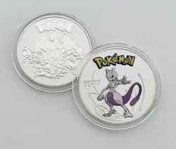 Pokemon Silver Collectable Coins Pokemon Card Collectors Gift Ft Charizard - Image 4