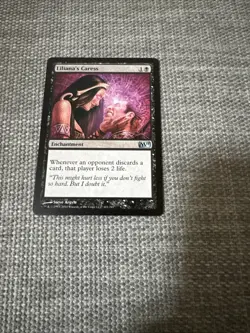 Magic the Gathering Liliana's Caress Card NM Regular, Magic 2011, M11 Core Set - Image 1