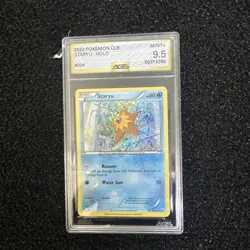 AGS 9.5 Staryu 004/034 Pokemon (2023) Trading Card Game Classic Holo Graded Slab - Image 1