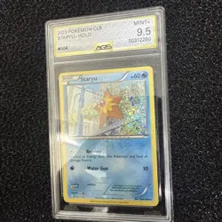 AGS 9.5 Staryu 004/034 Pokemon (2023) Trading Card Game Classic Holo Graded Slab - Image 5