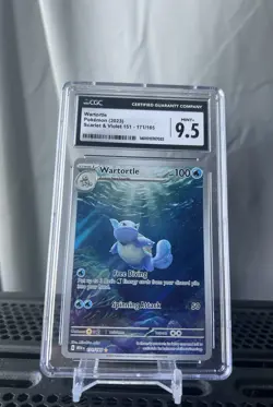Pokemon TCG Scarlet & Violet 151 Wartortle Illustration Rare Card 171/165 2023 - Image 1