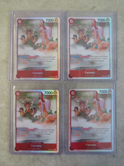 Lot of 4 One Piece Anime Yamato EB02-006 CCG Trading Cards - Image 1