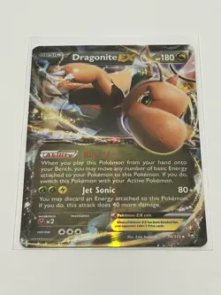 Dragonite EX 74/111 Ultra Rare - 2014 XY Furious Fists - Pokemon TCG Card Holo - Image 1