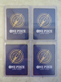 Lot of 4 One Piece Anime Vegapunk EB02-056 CCG Trading Cards - Image 2