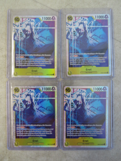 Lot of 4 One Piece Anime Enel EB02-052 CCG Trading Cards - Image 1